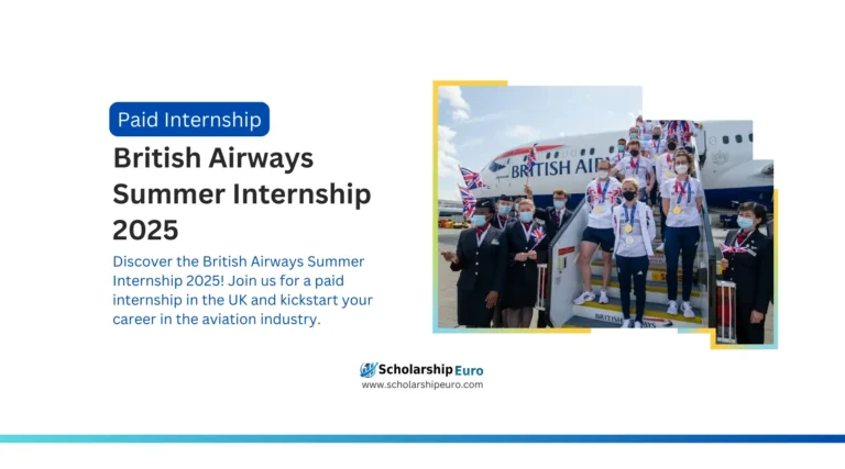 paid internship in british airways 2025