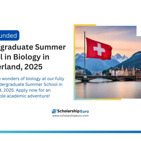 Explore the wonders of biology at our fully funded Undergraduate Summer School in Switzerland