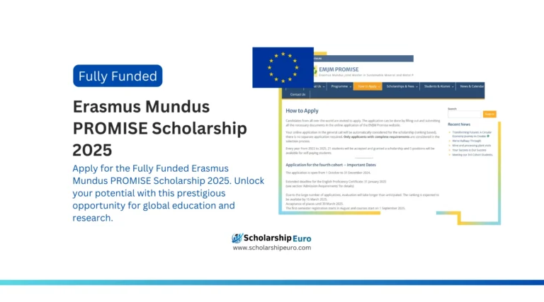 Erasmus Mundus PROMISE Scholarship