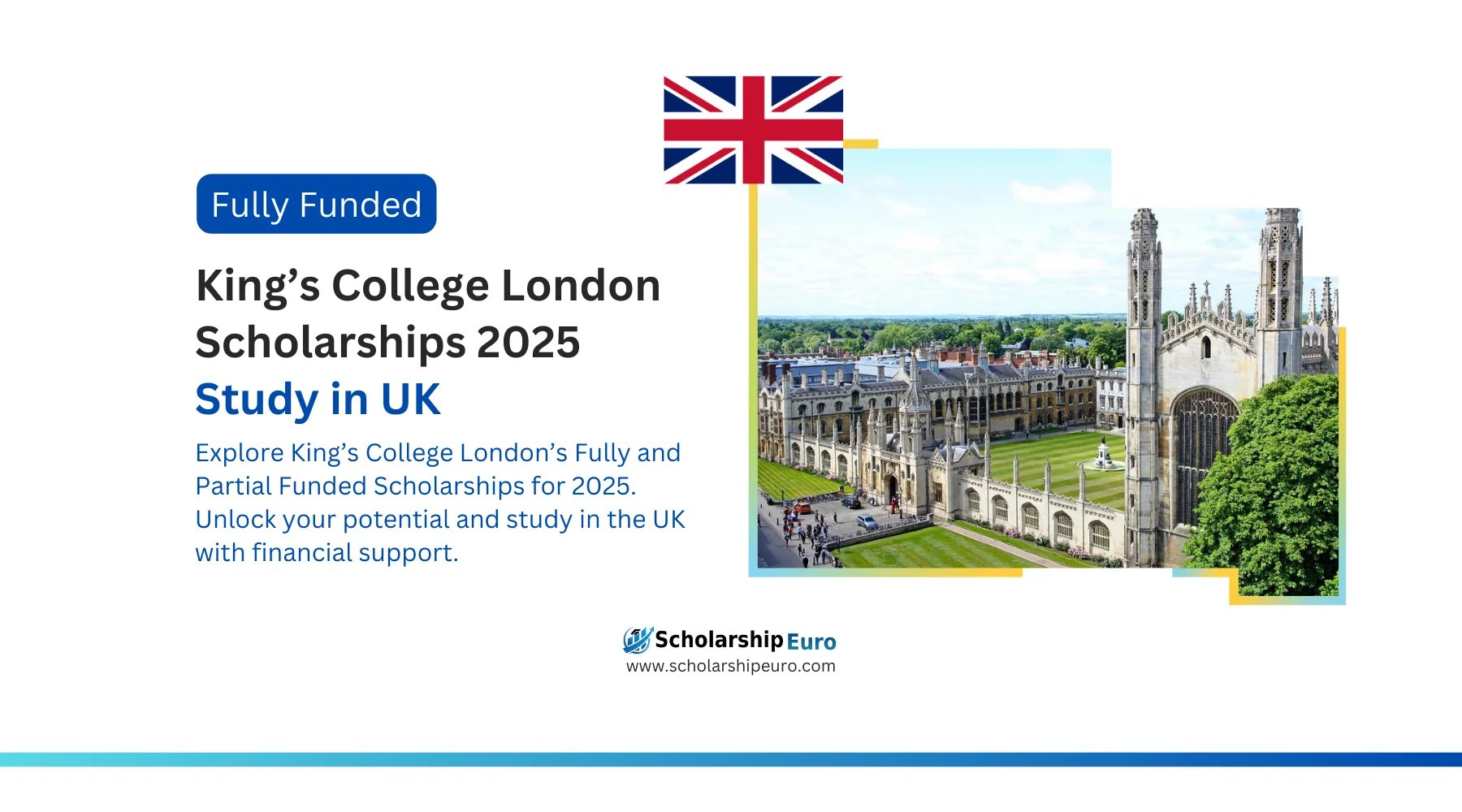 Scholarship Euro Kings College London Scholarships 2025 Study in UK