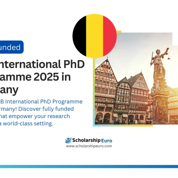 IMB International PhD Programme 2025 in Germany