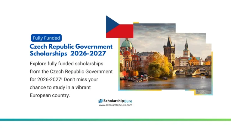 Czech Republic Government Scholarships 2026-2027 Fully Funded