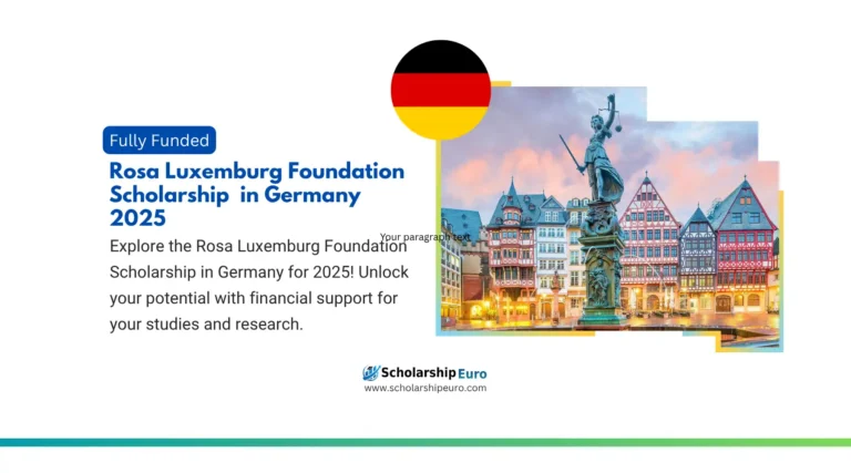 Rosa Luxemburg Foundation Scholarship 2025 in Germany